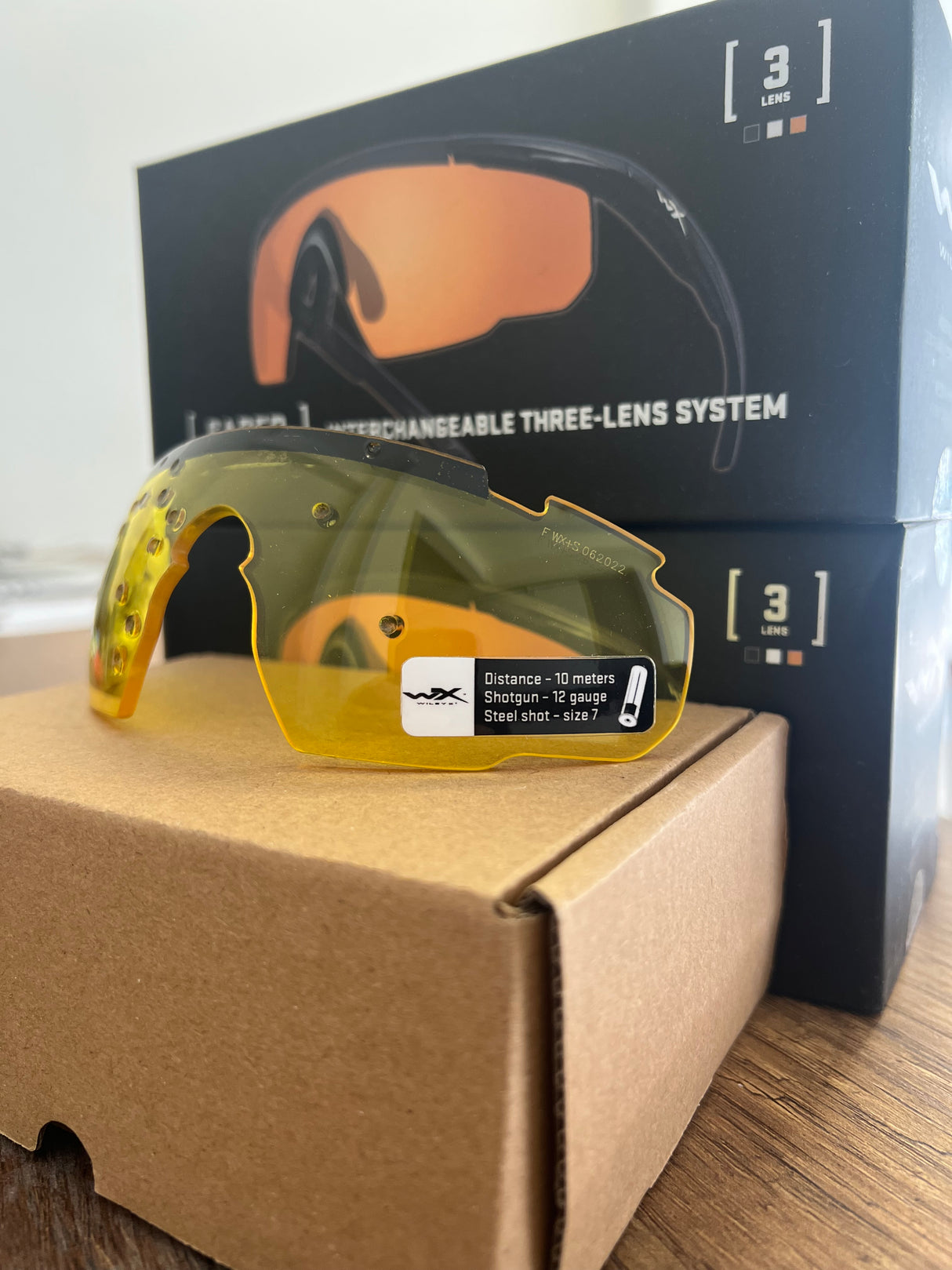 WILEY X Saber Advanced 308 Balistik Gözlük (3 Lens)