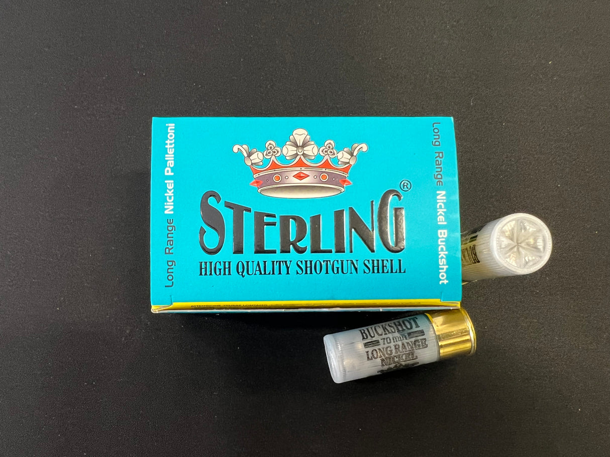 Sterling Long Range Nickel Buckshot 12GA