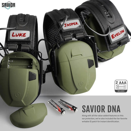 SAVIOR APOLLO Elektronik Atış Kulaklığı - K. Yeşil