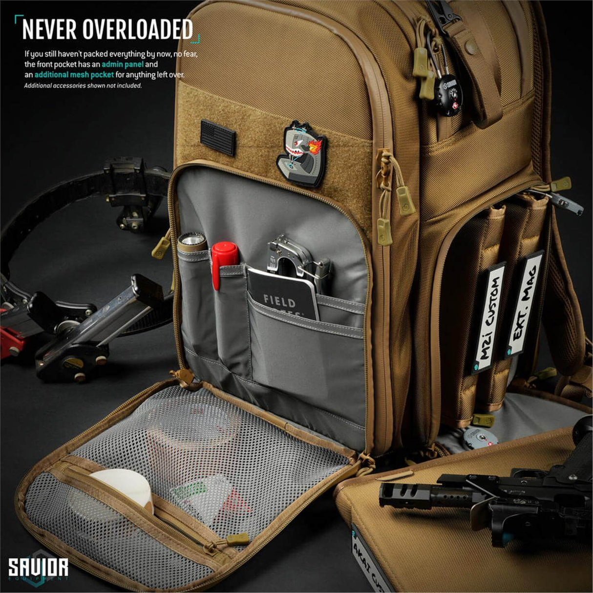 SAVIOR PRO S.E.M.A. Tabanca Sırt Çantası - Toprak