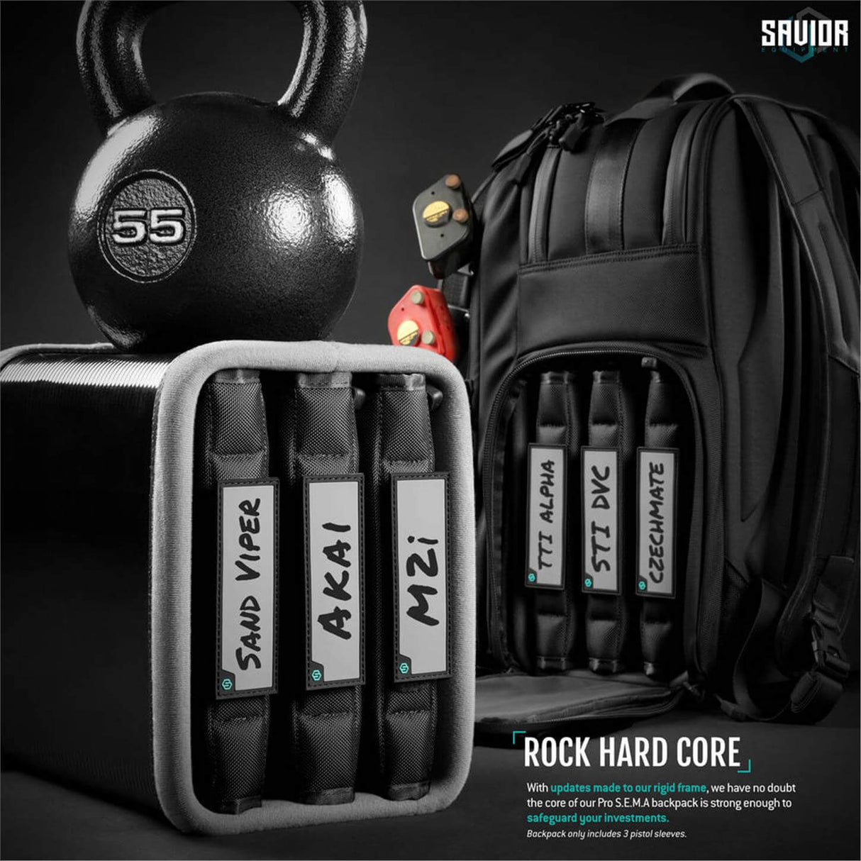 SAVIOR PRO S.E.M.A. Tabanca Sırt Çantası - Siyah