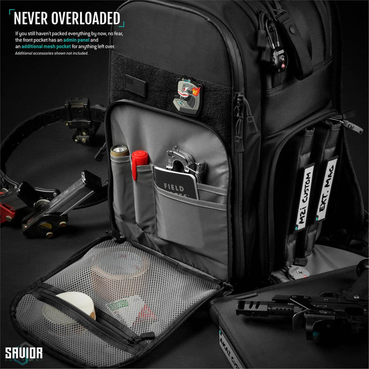 SAVIOR PRO S.E.M.A. Tabanca Sırt Çantası - Siyah